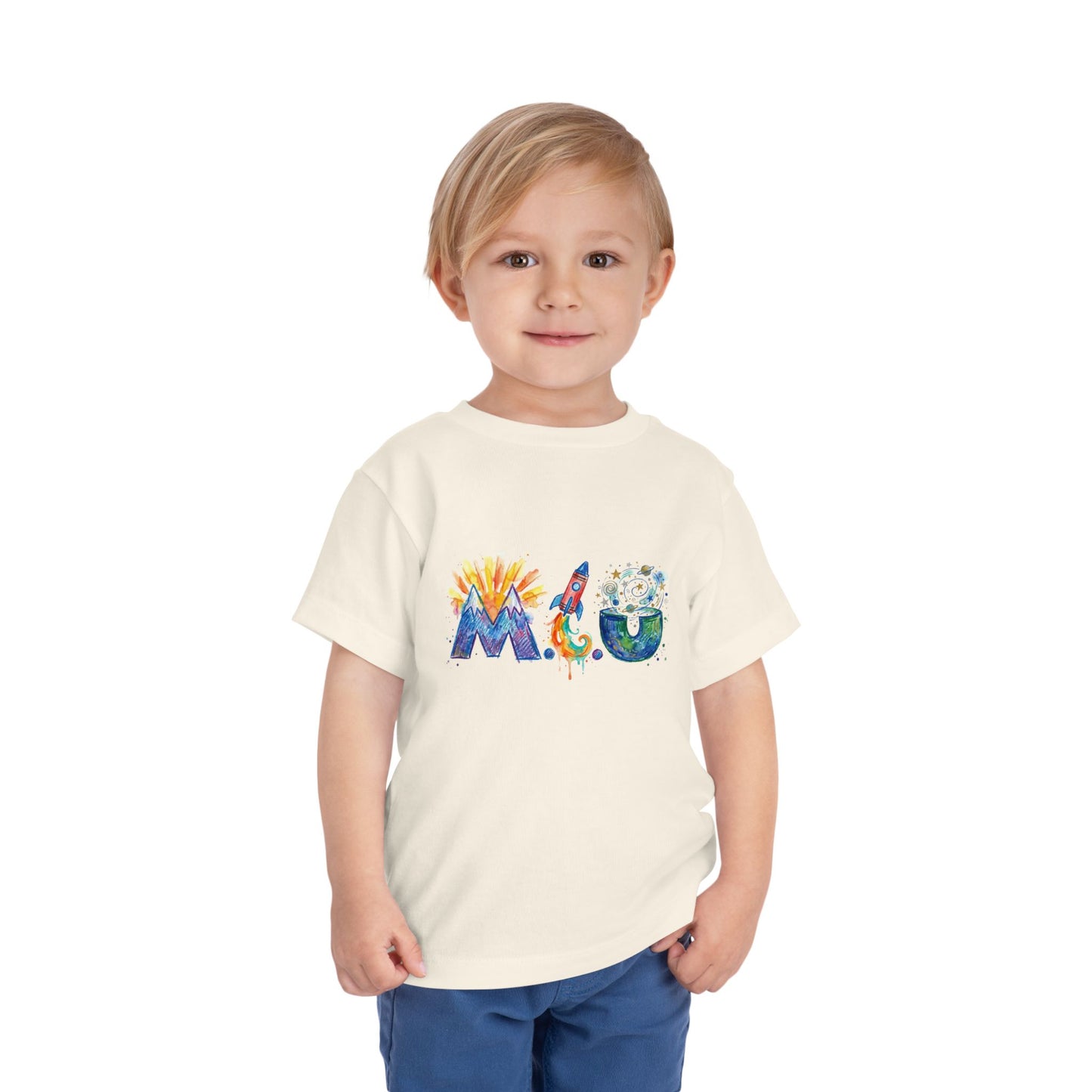 Camiseta Toddler M.I.U — Logo Fe, Aventura, Imaginación | Ropa para los Más Pequeños