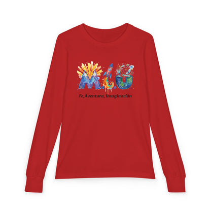 Camisa Manga Larga Niños — Logo M.I.U Cohete | Colección Verano