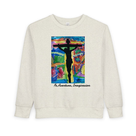 M.I.U Kids Sweatshirt — Cruz y Colores Faith Art by Matías