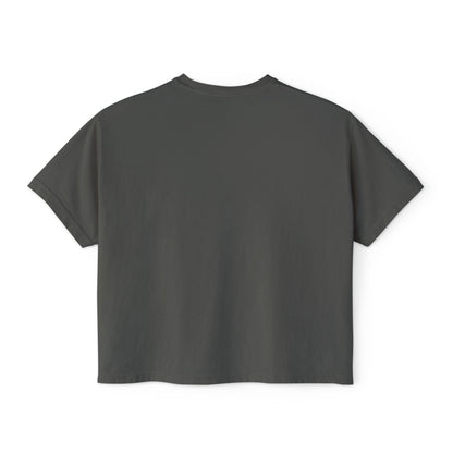 M.I.U Women’s Boxy Tee — Watercolor Faith Art by Matías