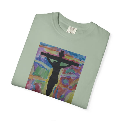 M.I.U Faith Tee — Arte de Matias | Crucifix Watercolor | Fe, Aventura, Imaginación