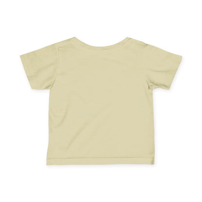 M.I.U Baby Tee — Lleva Tu Fe Puesta Crucifix Art by Matías