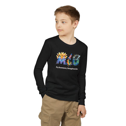 Camisa Manga Larga Niños — Logo M.I.U Cohete | Colección Verano