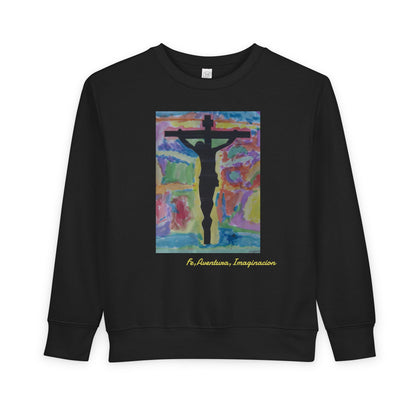 Sueter para Ninos — Arte de Matias | Cruz y Colores | Fe, Aventura, Imaginacion | M.I.U
