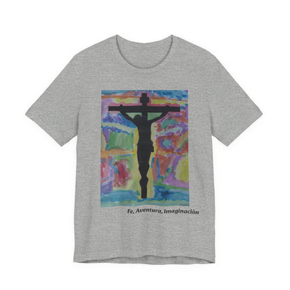 Camiseta para Papá — Arte de Matias | Crucifix Watercolor | M.I.U