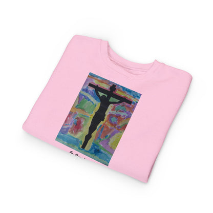 Sueter para Ninos — Arte de Matias | Cruz y Colores | Fe, Aventura, Imaginacion | M.I.U