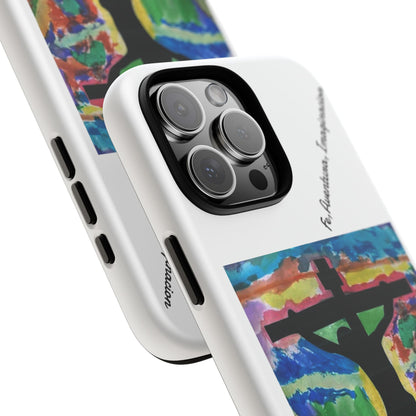 M.I.U Faith Phone Case — Crucifix Watercolor Art by Matías
