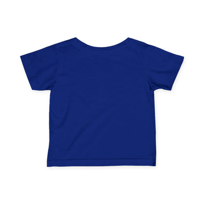 M.I.U Baby Tee — Lleva Tu Fe Puesta Crucifix Art by Matías