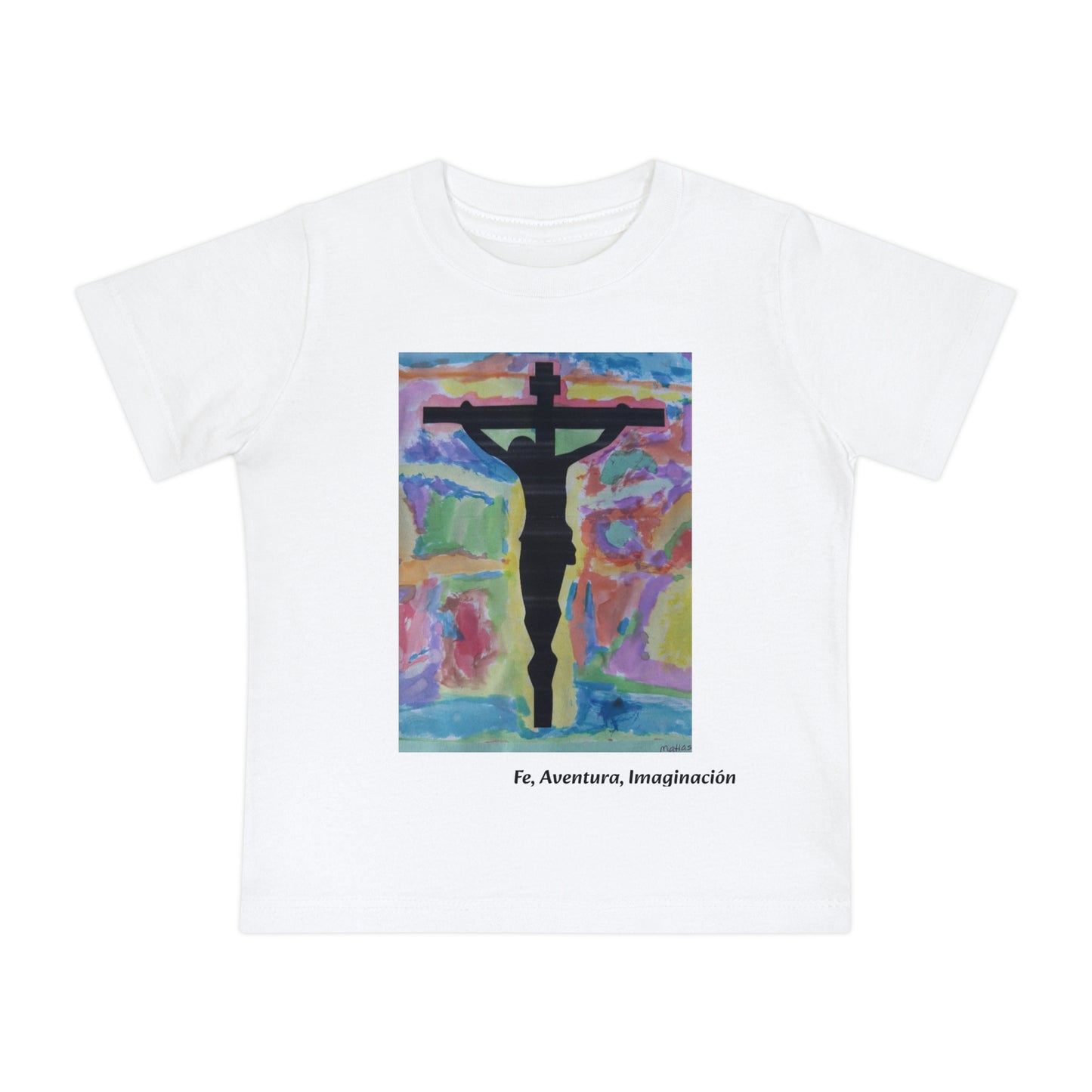 M.I.U Baby Tee — Arte de Matias | Lleva Tu Fe Puesta | Fe, Aventura, Imaginación