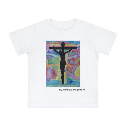 M.I.U Baby Tee — Arte de Matias | Lleva Tu Fe Puesta | Fe, Aventura, Imaginación