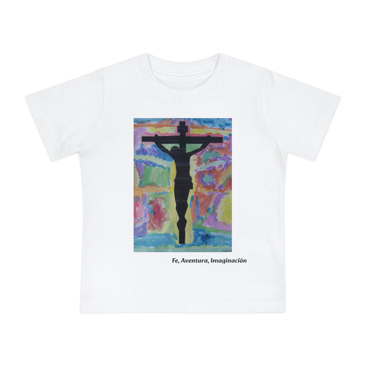 M.I.U Baby Tee — Arte de Matias | Lleva Tu Fe Puesta | Fe, Aventura, Imaginación