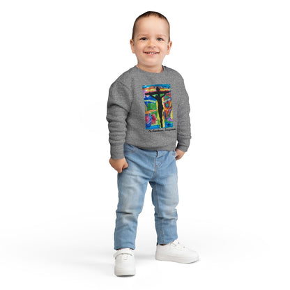 M.I.U Kids Sweatshirt — Cruz y Colores Faith Art by Matías