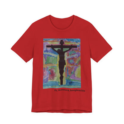Camiseta para Papá — Arte de Matias | Crucifix Watercolor | M.I.U