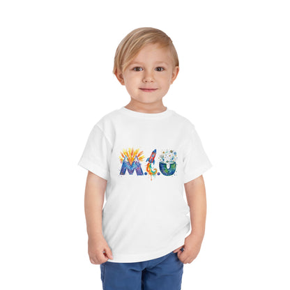 Camiseta Toddler M.I.U — Logo Fe, Aventura, Imaginación | Ropa para los Más Pequeños