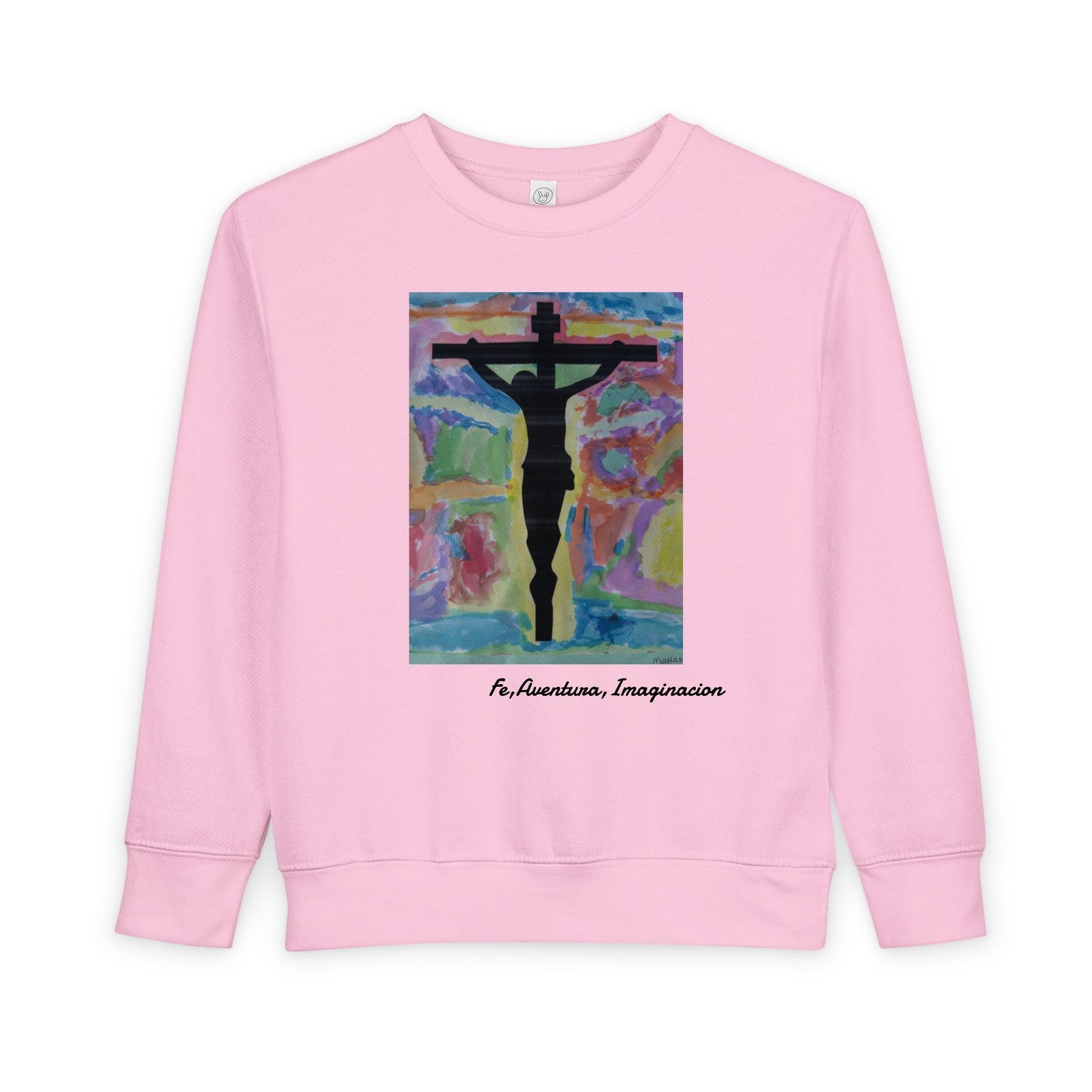 Sueter para Ninos — Arte de Matias | Cruz y Colores | Fe, Aventura, Imaginacion | M.I.U