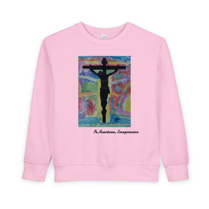 Sueter para Ninos — Arte de Matias | Cruz y Colores | Fe, Aventura, Imaginacion | M.I.U
