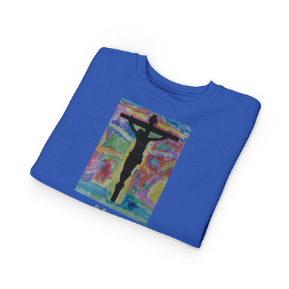 Sueter para Ninos — Arte de Matias | Cruz y Colores | Fe, Aventura, Imaginacion | M.I.U