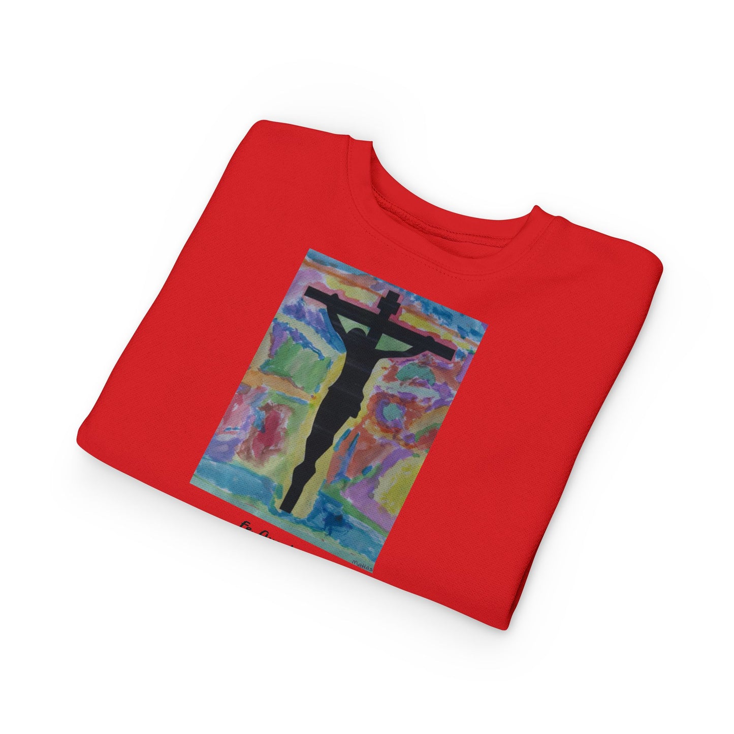 Sueter para Ninos — Arte de Matias | Cruz y Colores | Fe, Aventura, Imaginacion | M.I.U