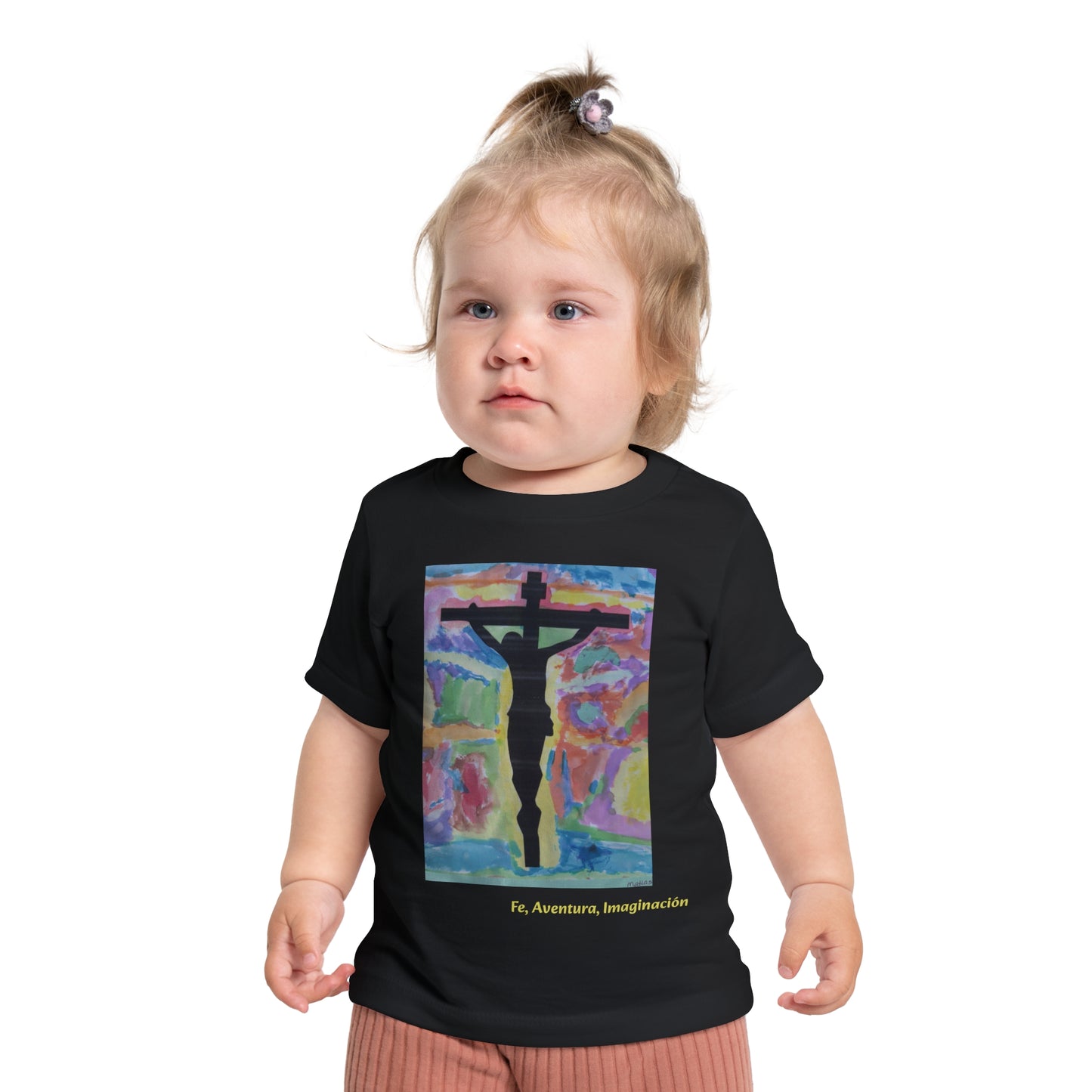M.I.U Baby Tee — Arte de Matias | Lleva Tu Fe Puesta | Fe, Aventura, Imaginación