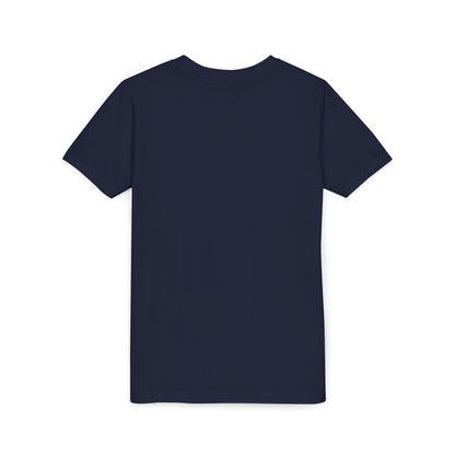 Camiseta Unisex Niños M.I.U — Logo Libro & Universo | Fe, Aventura, Imaginación