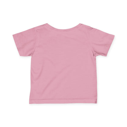 M.I.U Baby Tee — Lleva Tu Fe Puesta Crucifix Art by Matías