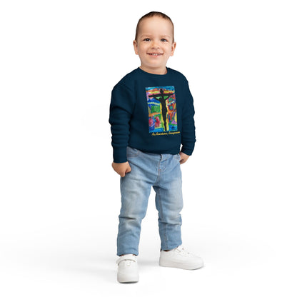 M.I.U Kids Sweatshirt — Cruz y Colores Faith Art by Matías