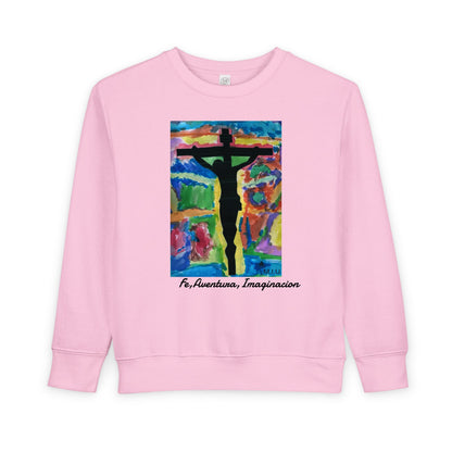 M.I.U Kids Sweatshirt — Cruz y Colores Faith Art by Matías