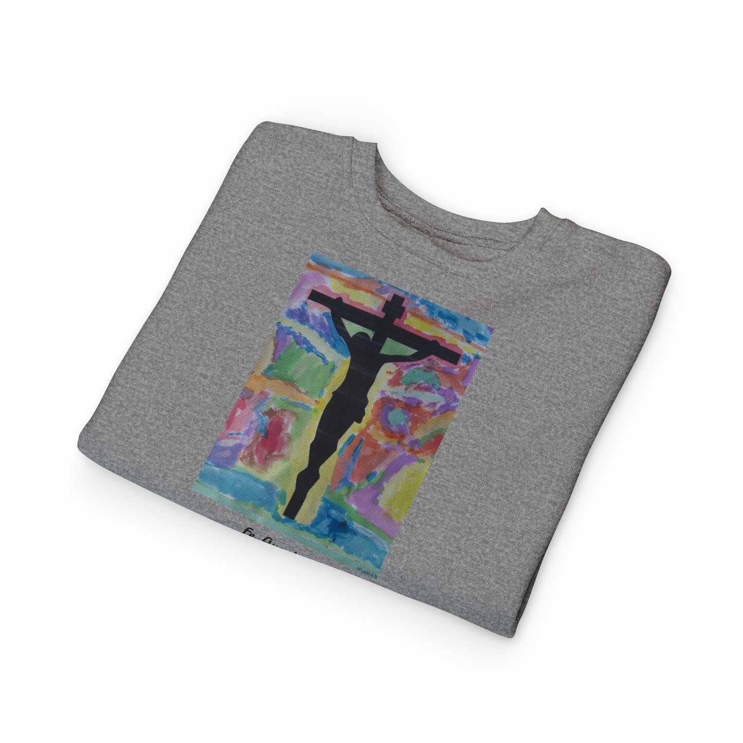Sueter para Ninos — Arte de Matias | Cruz y Colores | Fe, Aventura, Imaginacion | M.I.U