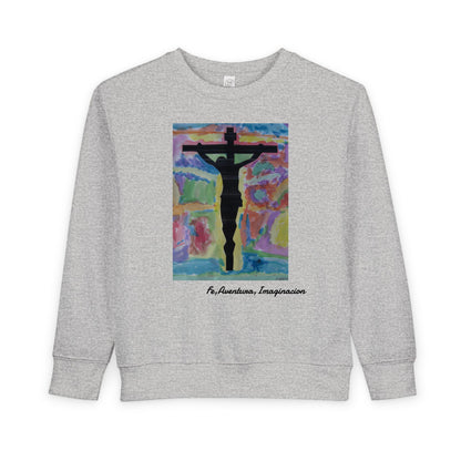 Sueter para Ninos — Arte de Matias | Cruz y Colores | Fe, Aventura, Imaginacion | M.I.U