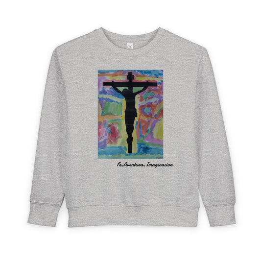 Sueter para Ninos — Arte de Matias | Cruz y Colores | Fe, Aventura, Imaginacion | M.I.U