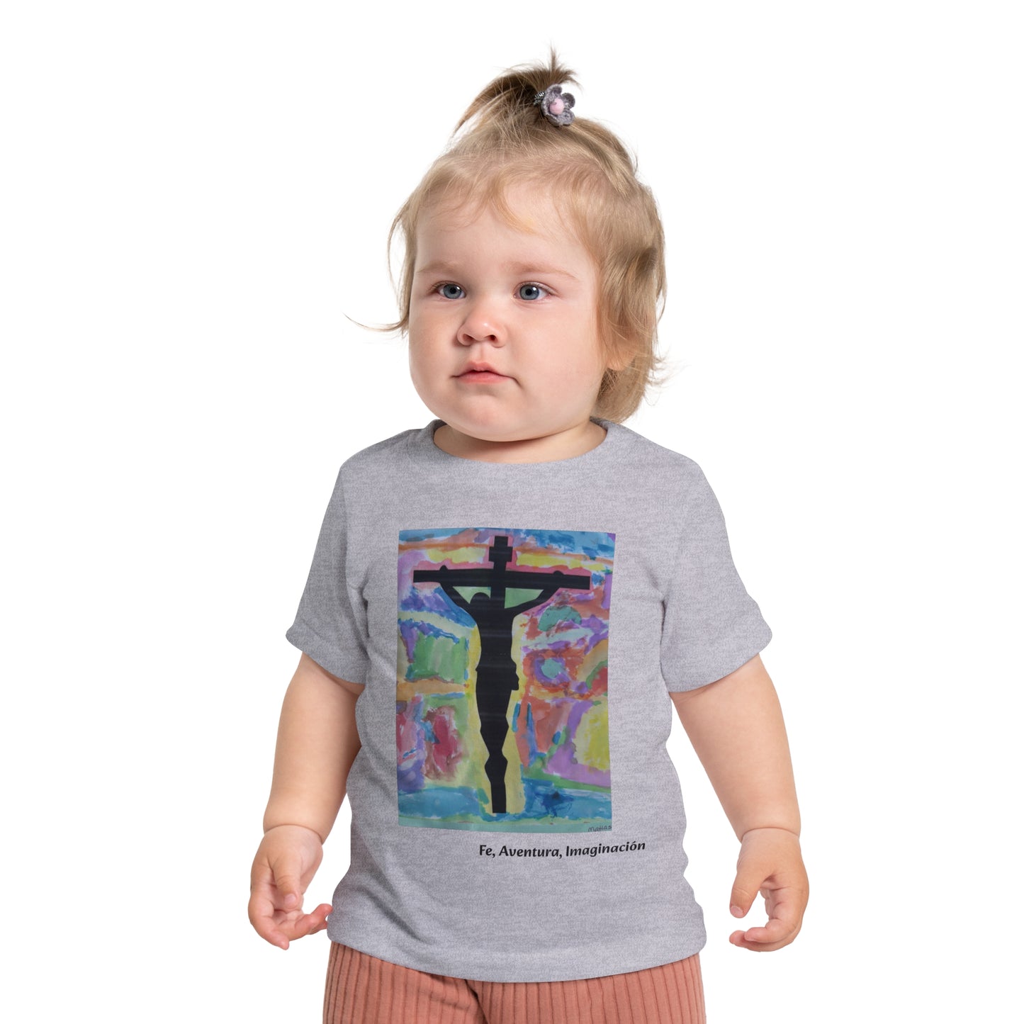 M.I.U Baby Tee — Arte de Matias | Lleva Tu Fe Puesta | Fe, Aventura, Imaginación