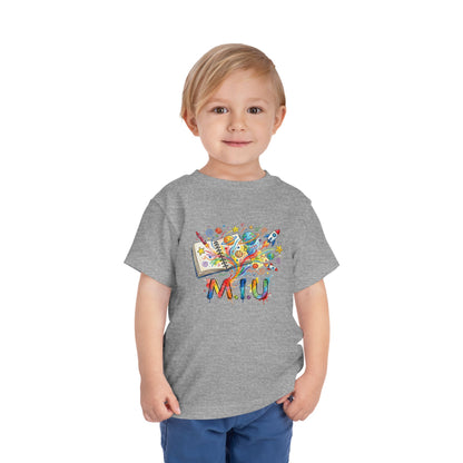Camiseta Toddler M.I.U — Logo Libro & Universo | Fe, Aventura, Imaginación
