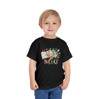 Camiseta Toddler M.I.U — Logo Libro & Universo | Fe, Aventura, Imaginación