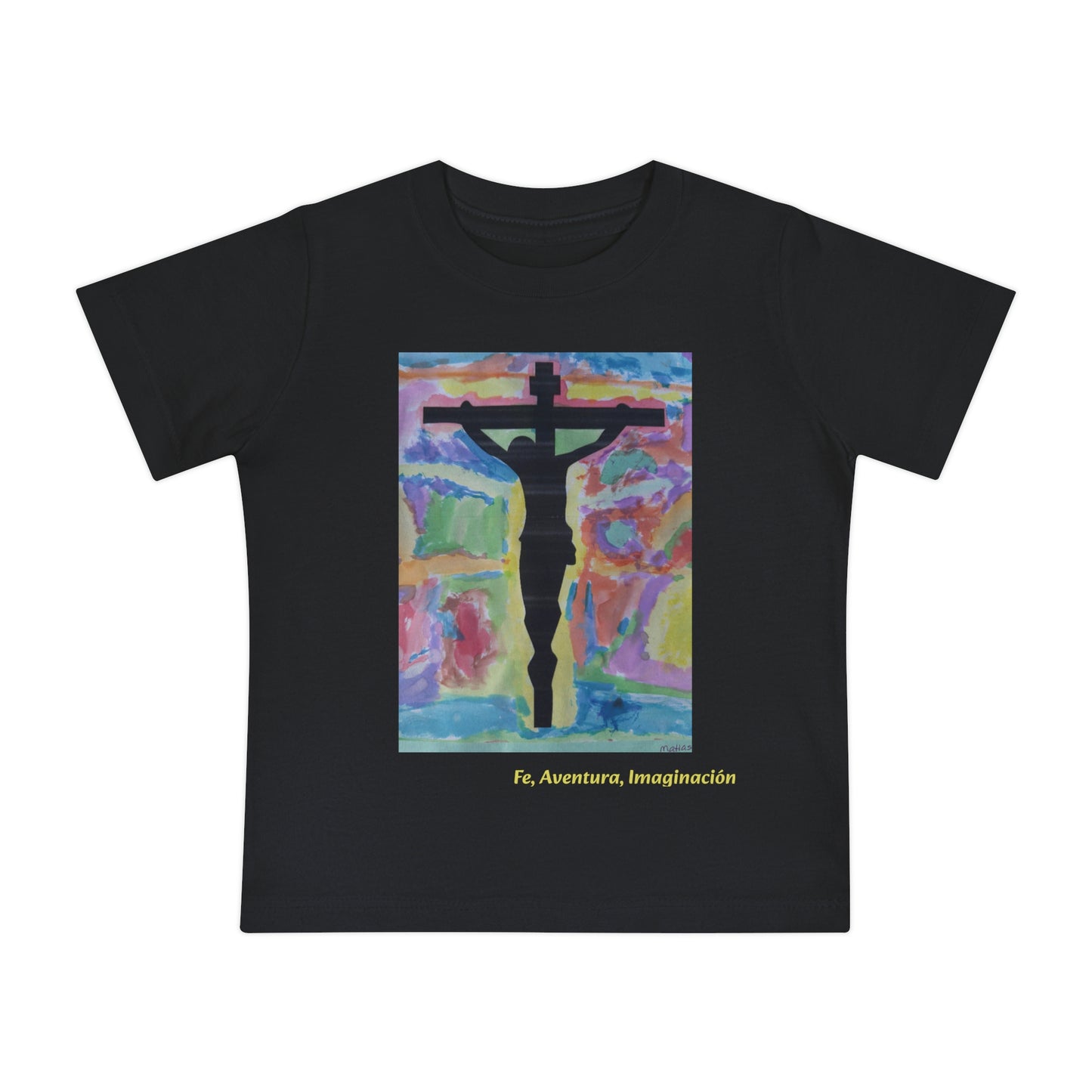 M.I.U Baby Tee — Arte de Matias | Lleva Tu Fe Puesta | Fe, Aventura, Imaginación