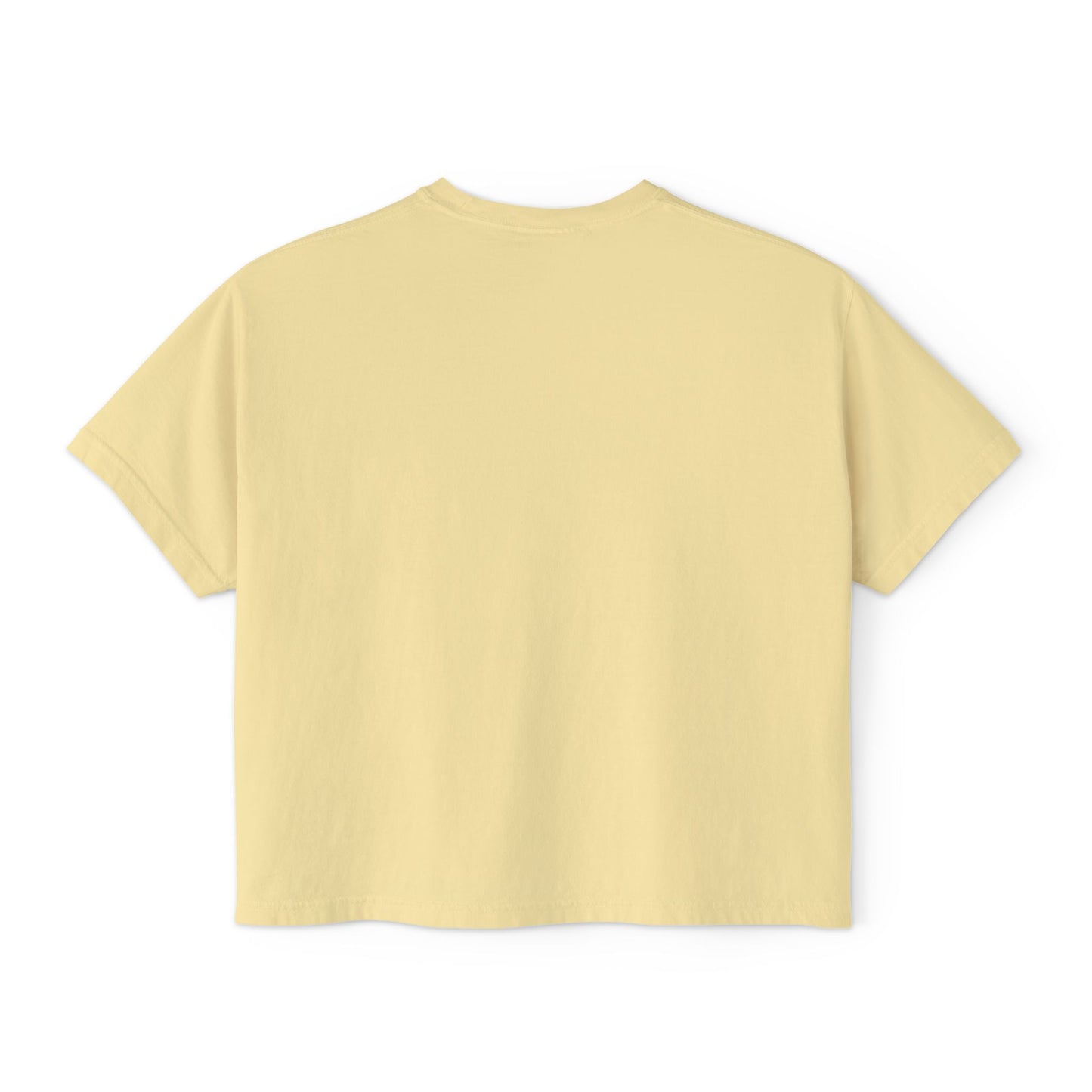 M.I.U Women’s Boxy Tee — Watercolor Faith Art by Matías