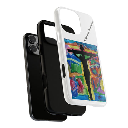 M.I.U Faith Phone Case — Crucifix Watercolor Art by Matías
