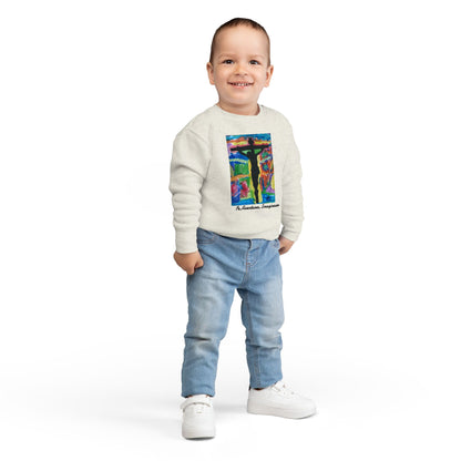 M.I.U Kids Sweatshirt — Cruz y Colores Faith Art by Matías