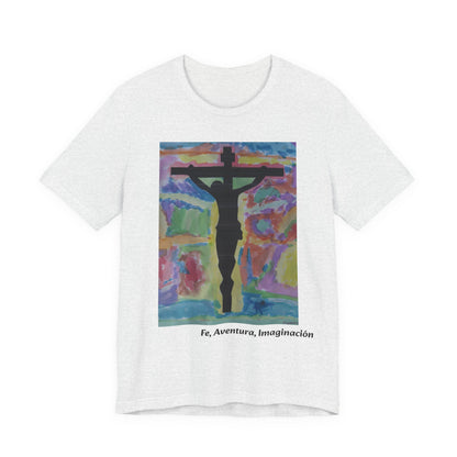 Camiseta para Papá — Arte de Matias | Crucifix Watercolor | M.I.U