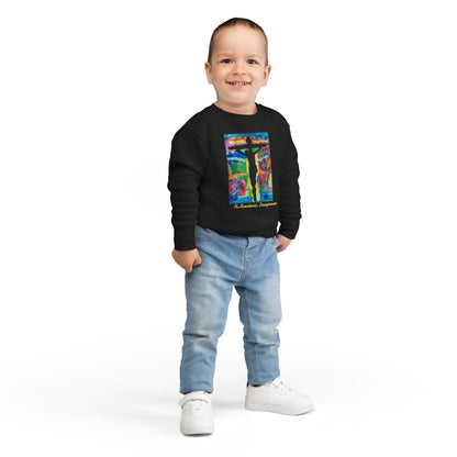 M.I.U Kids Sweatshirt — Cruz y Colores Faith Art by Matías