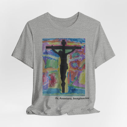 Camiseta para Papá — Arte de Matias | Crucifix Watercolor | M.I.U