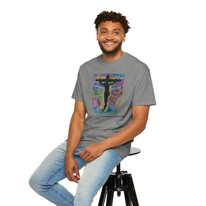 M.I.U Faith Tee — Arte de Matias | Crucifix Watercolor | Fe, Aventura, Imaginación