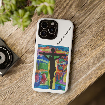 M.I.U Faith Phone Case — Crucifix Watercolor Art by Matías