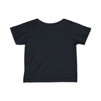 M.I.U Baby Tee — Lleva Tu Fe Puesta Crucifix Art by Matías