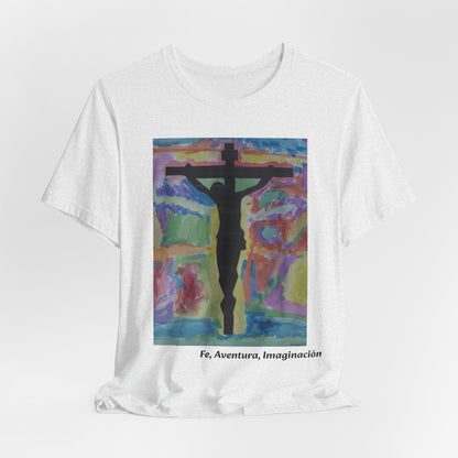 Camiseta para Papá — Arte de Matias | Crucifix Watercolor | M.I.U