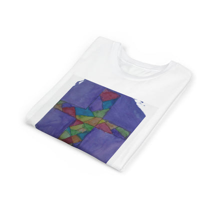 Camiseta Niños — Arte de Ignacio | Cruz Vitral | Fe, Aventura, Imaginación | M.I.U