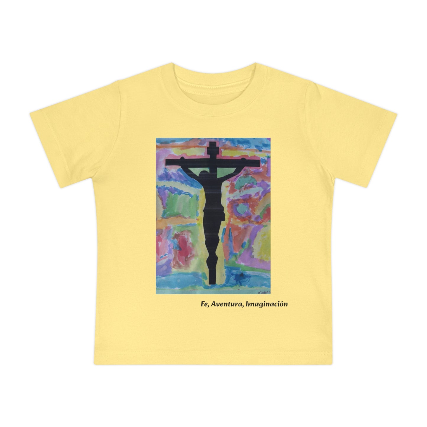 M.I.U Baby Tee — Arte de Matias | Lleva Tu Fe Puesta | Fe, Aventura, Imaginación