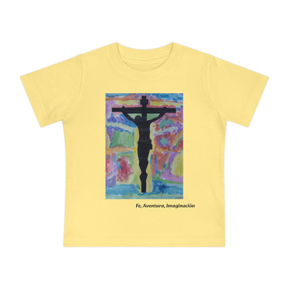 M.I.U Baby Tee — Arte de Matias | Lleva Tu Fe Puesta | Fe, Aventura, Imaginación