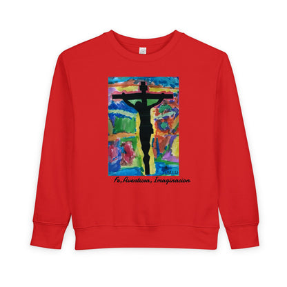 M.I.U Kids Sweatshirt — Cruz y Colores Faith Art by Matías