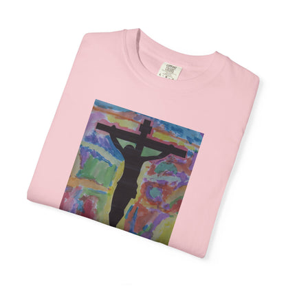 M.I.U Faith Tee — Arte de Matias | Crucifix Watercolor | Fe, Aventura, Imaginación