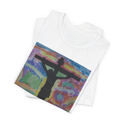 Camiseta para Papá — Arte de Matias | Crucifix Watercolor | M.I.U